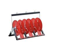 Single Axis Cable Rack, Portable Wheeled Wire Dispenser, Heavy-Duty Industrial Wire Storage for Electrical Cable Management (83.5x28x45cm)