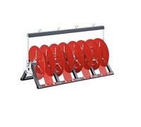 Single Axis Cable Rack, Portable Wheeled Wire Dispenser, Heavy-Duty Industrial Wire Storage for Electrical Cable Management (83.5x28x45cm)