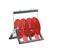 Single Axis Cable Rack, Portable Wheeled Wire Dispenser, Heavy-Duty Industrial Wire Storage for Electrical Cable Management (83.5x28x45cm)