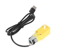 Single Axis DC 5V Gearbox Motor 59 RPM Ratio 1:220 Shaft Home Automation and Toy Change Low Speed High Power
