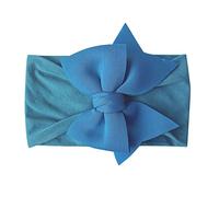 Single Baby Headband Boys Girls Stretch Solid Bowknot Hairband Headwear Headband (A, One Size)