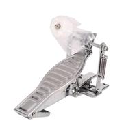 Single Bass Drum Pedal Drum Pedal Aluminum Alloy Single Beater Set Accessory Bass Practice For Jazz Kit For music(Silver)