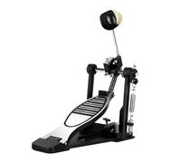 Single Bass Drum Pedal with Double Chain and Alloy Frame, Kick Drum Practice Pedal for Drummer with Classic Beater, Professional Drum Pedal Accessory