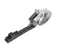 Single Bass Drum Pedal with Double Chain Link Compatible with Jazz Drums Reliable Performance Easy Installation for Beginners and Pros Silver Percussion Accessory