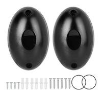 Single Beam Infrared Sensor,Door Single Beam Alarm Photoelectric PC Material 12V DC Infrared Detector for Home Security System BlackAlarm