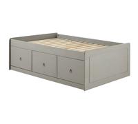 Single Bed 3ft Solid Pine Wooden Frame with 3 Drawer Underbed Storage [EEK: N/A]