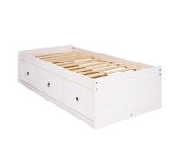 Single Bed 3ft Solid Pine Wooden Frame with 3 Drawer Underbed Storage [EEK: N/A]
