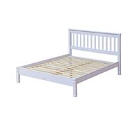 Corona Single Bed Frame 3ft, Solid Wood Construction Wooden Bedroom Furniture