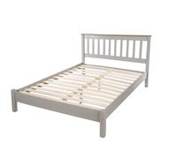 Single Bed 3ft Solid Pine Wooden Frame with Sprung Slats Bedroom Furniture [EEK: N/A]