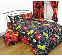 Single Bed Angry Birds TNT Red/Black Reversible Duvet Cover Set Official
