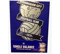 Single Bed Birmingham City Fitted Valance Sheet, Football Club Blue/White Crest