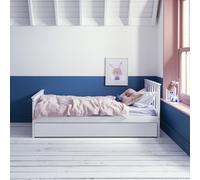 Single Bed Dorset with Olaf Trundle in White