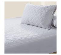 (Single Bed) SleepyNights Egyptian Cotton Quilted Mattress Protector 12inch Deep Skirt