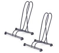 Single Bike Stand Floor by Delta Cycle (2-Pack) - Tool-Free Adjustable Bike Racks for Mountain, Fat Tire, Road Bikes, Freestanding Bicycle Rack for Garage Parking
