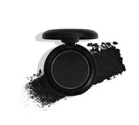 Single Black Eyeshadow - Matte Waterproof for Festival & Stage Smoky Makeup, Pigmented, Long-Lasting & Smudge-Proof, Helloween Eyeshadow for Party/Performance, Easy Blend & Travel-Friendly (Black)