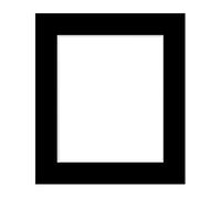 Single Black Picture/Photo Mount Size 50x70cm to fit Image A2