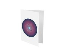 Single Blank Cards with Envelopes by PeregrineArt - UK Made Blank Note Cards with Envelopes - Assorted Greeting Cards for All Occasions - Radiating Paths