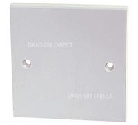 Single Blanking Plate Cover for Electrical Sockets by Dencon