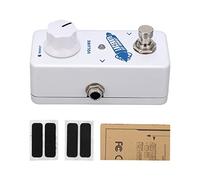 Single Block Effect Pedal Guitar Field Transistor Stimulus Mini Instruments Accessories NFB-2 for Guitarist Musicians Metal White Portable
