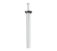 Single Bolt Barbell Plate Tree Stainless Steel Vertical Weight Plate Storage Solution With Anti-Slip Base For Corner Placement, Limited Spaces, And High Capacity Storage Needs