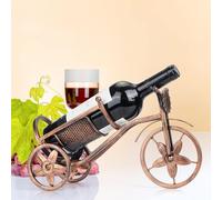 Single Bottle Wine Rack, Creative Bike-Shaped Design, Elegant Home Decor for Liquor Storage, Made of Thickening Stainless Steel