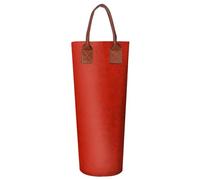 Single Bottle Wine Tote Unique Wine Bag | Felt Wine Carrier Case - Portable Thermal Bottle Holder, Reusable Bottle Wine Carrier Bags for, Red, Se référer au descriptif, Refer to description