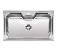 Single Bowl Chrome Stainless Steel Kitchen Sink - Reginox Jumbo