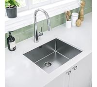 Single Bowl Undermount Chrome Stainless Steel Kitchen Sink - Enza Yara
