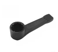 Single Box End Spanner 45# Steel for impact Resistant Single(34mm) | 12-point design, black alloy steel, high for impact resistance, convex head grip, industrial use