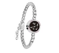 Single bracelet ,Long Distance Touch Bracelets Jewelry, Remote Smart Love Bracelet,Send SOS SMS Relationship Bracelets constellations for Couples Lovers Family Friends Valentine's Day Gifts Black