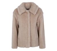 Single Breasted Short Classic Coat - female - Max Mara - Faux Fur & Shearling Jackets - Beige - XS - Jackets XS