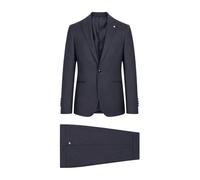 Single Breasted Suit - male - Luigi Bianchi Mantova - Single Breasted Suits - Blue - 2XL - Suits 2XL