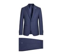 Single-breasted Suit - male - Luigi Bianchi Mantova - Single Breasted Suits - Blue - 4XL - Suits 4XL