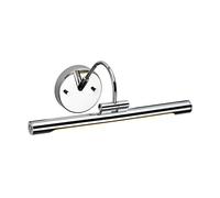 Single Bulb Adjustable LED Fitting Picture Light Polished Chrome LED 4.6W Bulb