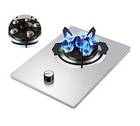 Single Burner Gas Hob, Desktop Home Kitchen Stove with Flame Failure Protection, Easy to Clean, Energy Class A