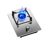 Single Burner Gas Stove,automatic Ignition Stainless Steel Table,portable Camping NG/LPG Gas Stove,for Campsites Hunting Lodges Cabins 5.2kw(NG)