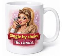 Single by Choice His Choice Funny Scouse Girl Coffee Cup Gift Mug
