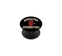 Single By Choice Single Woman Peace Over Dating Gift PopSockets Adhesive PopGrip