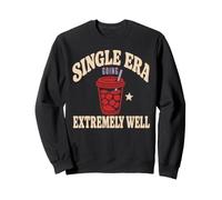 Single By Choice Single Woman Peace Over Dating Gift Sweatshirt