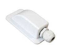 Single Cable Entry Gland Box Solar Panel Roof Wire Suitable for Motorhome RV Yacht Car High Strength UV Long Service Life Easy Installation ABS Material
