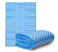 Single Camping Mat 90 x 200 cm, Insulated Sleeping Mat & Waterproof Picnic Blanket - 3-Layer Moisture Protection Mattress Underlay for Student Dorm & Tent