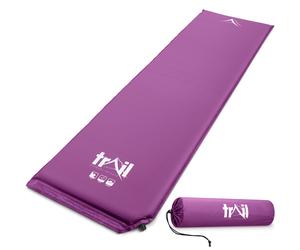 Single Camping Mat Self Inflating Inflatable Camp Roll Mattress With Bag Trail