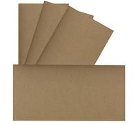 Single cards DIN long | Premium quality, 99 x 210 cm, very robust, suitable for printer!Ideal for greeting cards and invitations - quality brandNeuser FarbenFroh 25 Stück 30S - Sandbraun
