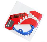 Single Chainwheel 104BCD 30T/38T Narrow Wide Chainring High Strength Aluminum Alloy Design (Blue 32T)