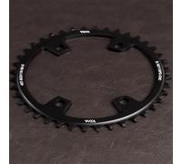 Single Chainwheel Narrow Wide Tooth Chainring for Road Bikes 110BCD 4 Bolt Compatible with 9 10 11 Speed Cassettes Multiple Tooth Options 36T to 44T (42T)