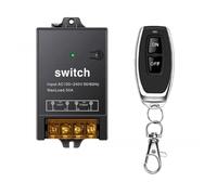 single channel wireless remote control switch 220V with Rf433 and Single a stable signal for reliable performance MULTIPLE CONTROL MODES Choose between manual (black)
