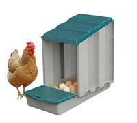 Single Chicken Nesting Box - Poultry Nesting - Outdoor Hen House | for Keepers Farmers Homeowners Animal Lovers Backyard Farm Homestead Yard Mobile Coop