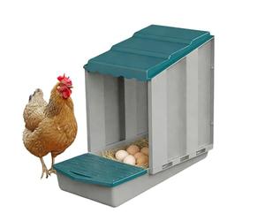 Single Chicken Nesting Box - Waterproof Goose Nest,Duck Roosting Boxes - for Keepers Homeowners Backyard Farm Homestead Yard Garden Mobile Coop Brooder House Farmstead