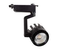 Single Circuit 30W Warm White LED Track Light Dora - Black