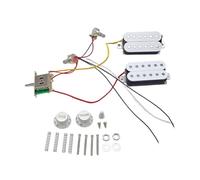 Single Coil HH Guitar Pickups Kits With 1 Volumes 1 Tone 5 Way Switches And Prewired Wiring Harness For Sound